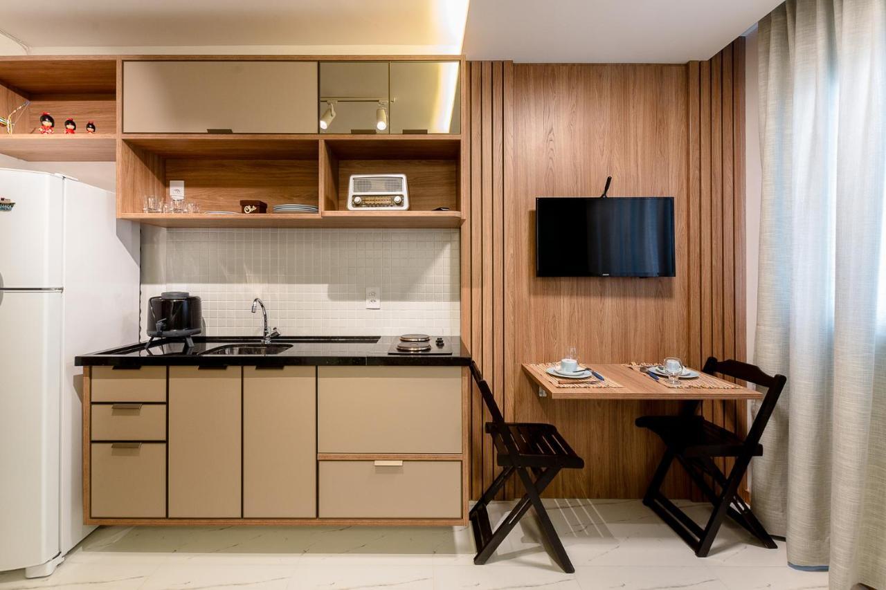 Apartmán Loft Aconchegante, Vista Mar Lateral, Vaga Privativa Salvador Exteriér fotografie